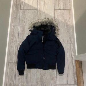 Bomber Jacket with removable faux-fur